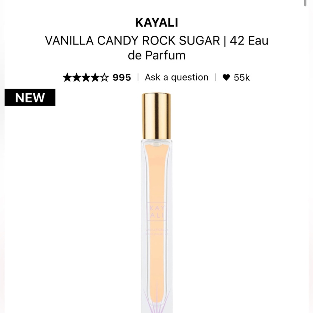 Kayali Vanilla Candy Rock Sugar Travel Spray